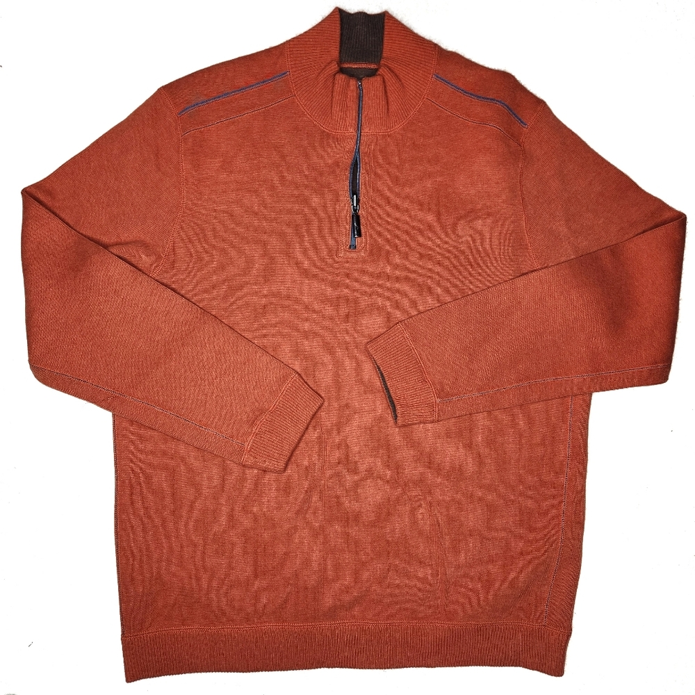 Tommy Bahama 1/4 Zip Marlin Pullover L - Picture 1 of 3
